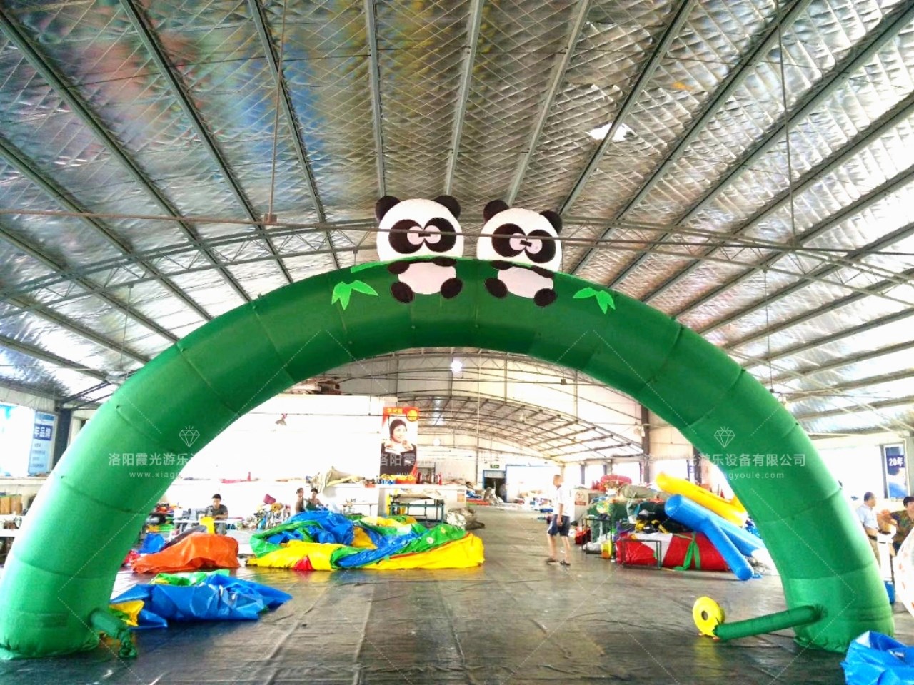 深圳小熊猫充气拱门